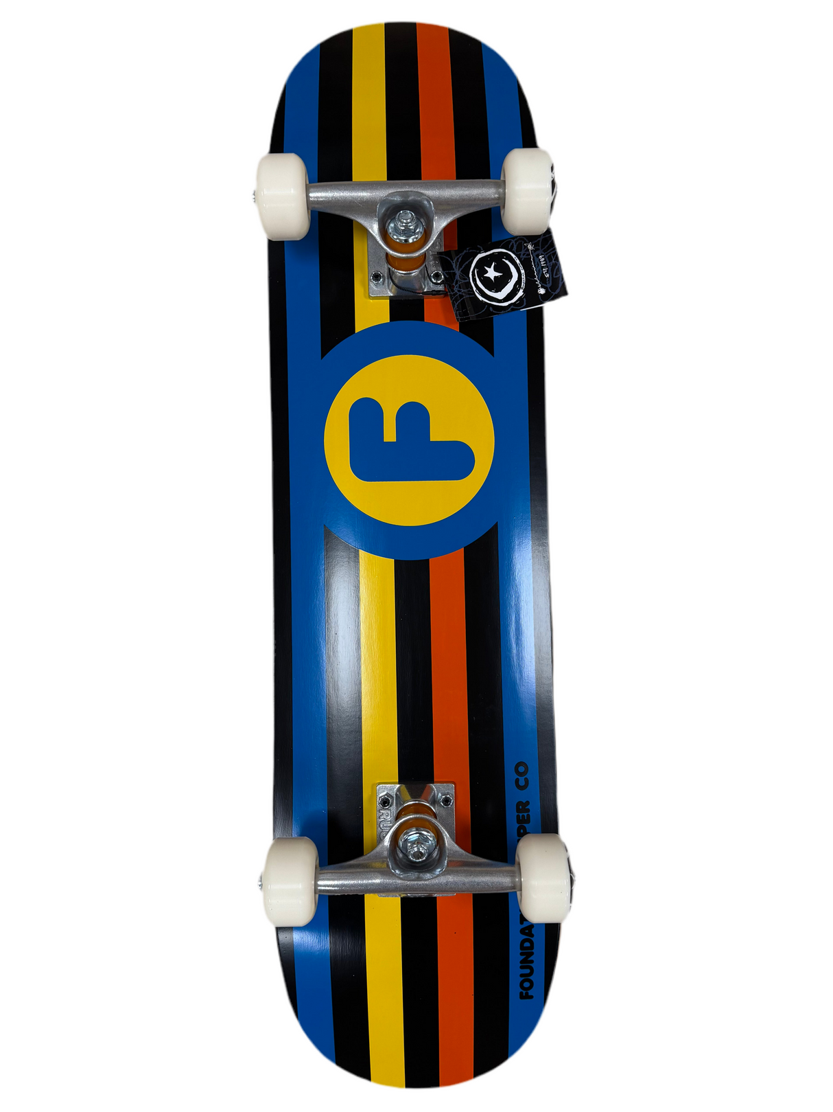 Stripes Blue Multicolored 8.0"