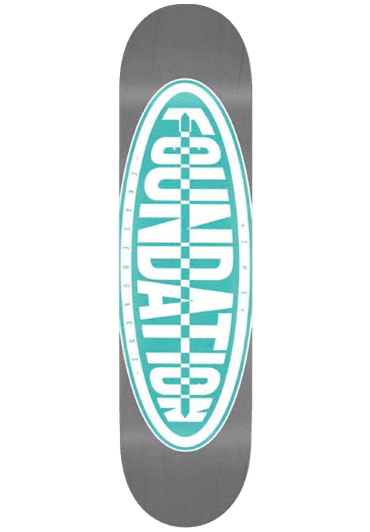 Oval grey-turquoise, 8