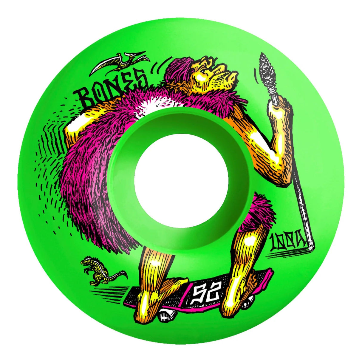 100's Originals NEONdrethal V4 Wide 100A green, 53 mm