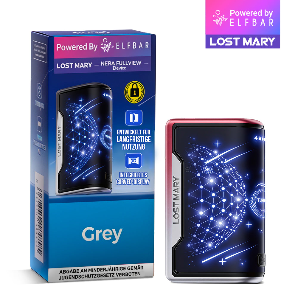 Lost Mary Nera Max Fullview Base Device Grey