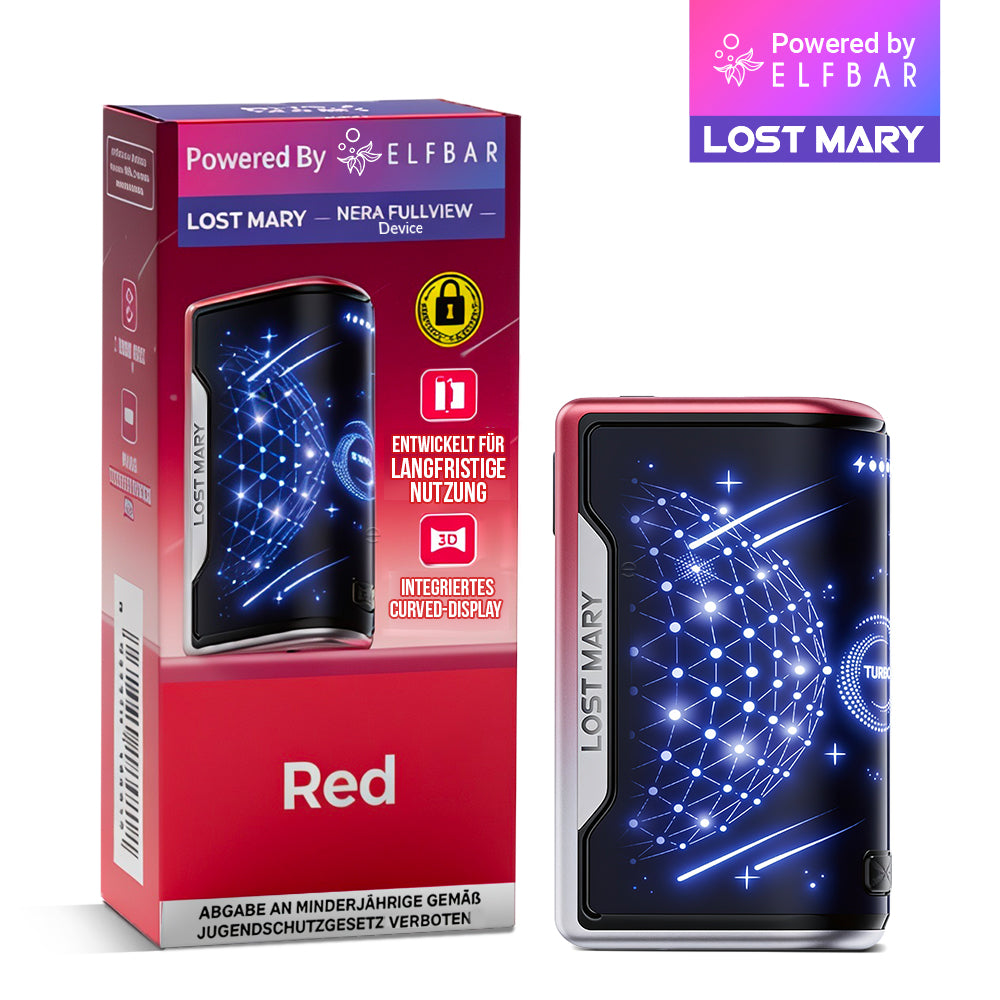 Lost Mary Nera Max Fullview Base Red