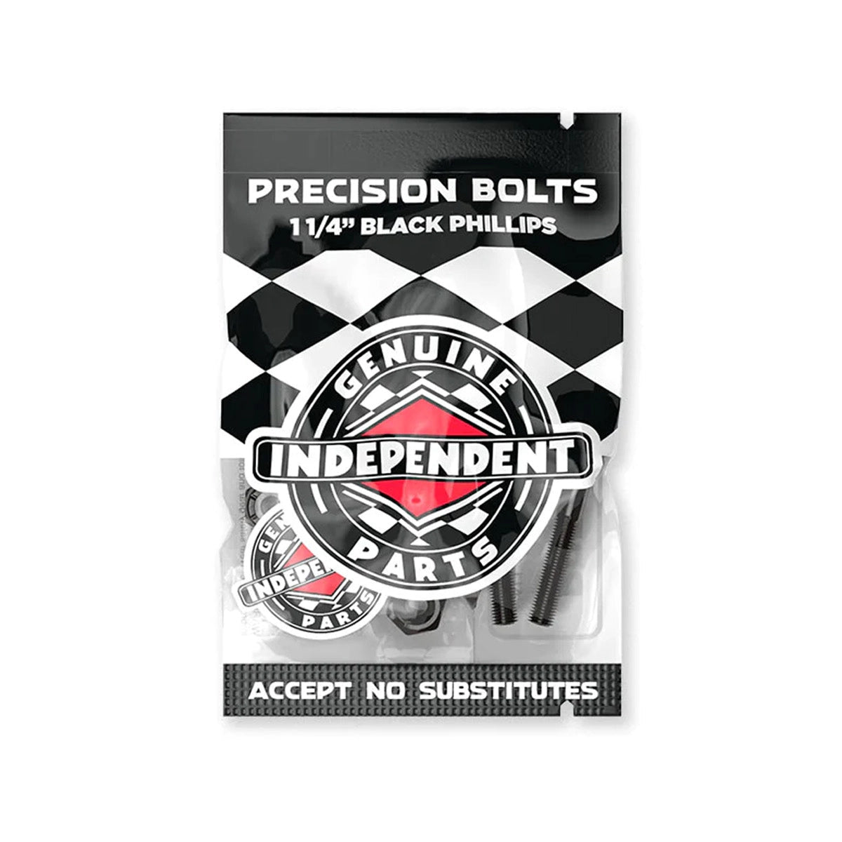 Precision Bolts 1 1/4" Black
