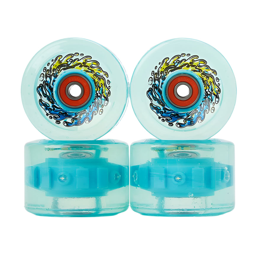 Slime Balls Chrome Light Ups OG Slime Trans 66mm 78a blue