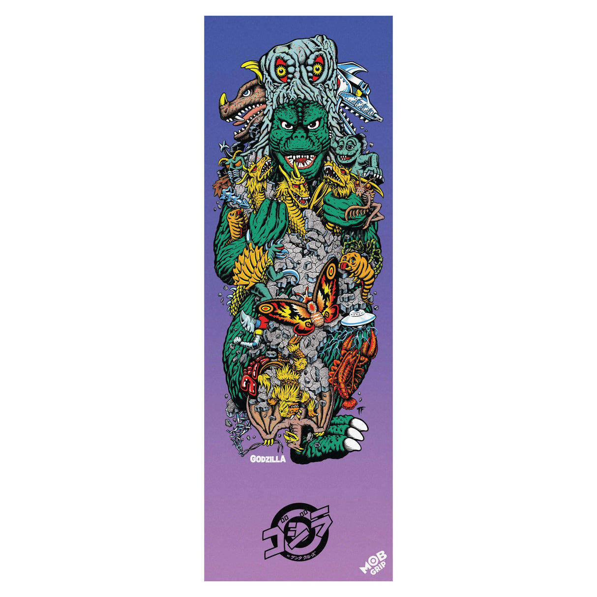 MOB x Godzilla Kaiju Roskopp Griptape 11"