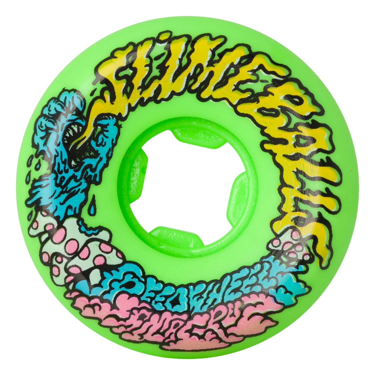 Eric Dressen Pup Vomit Mini 97A Green Yellow, 53 mm