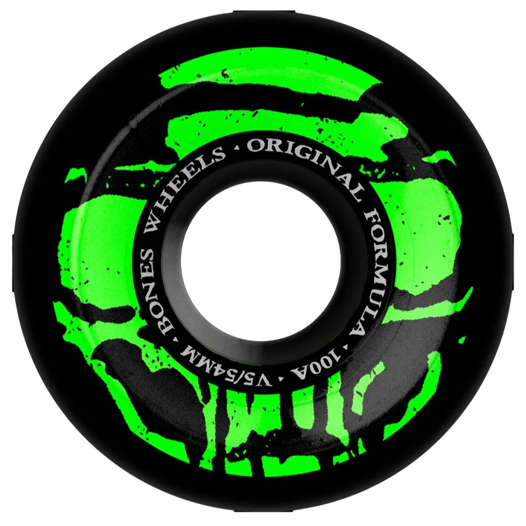 Original Mummy Skulls V5 Sidecut 54mm 100a Black-Green