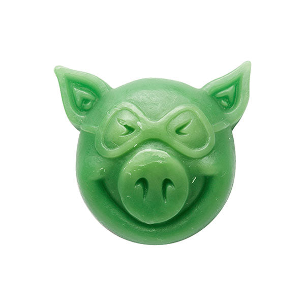 green_pig_head_wax