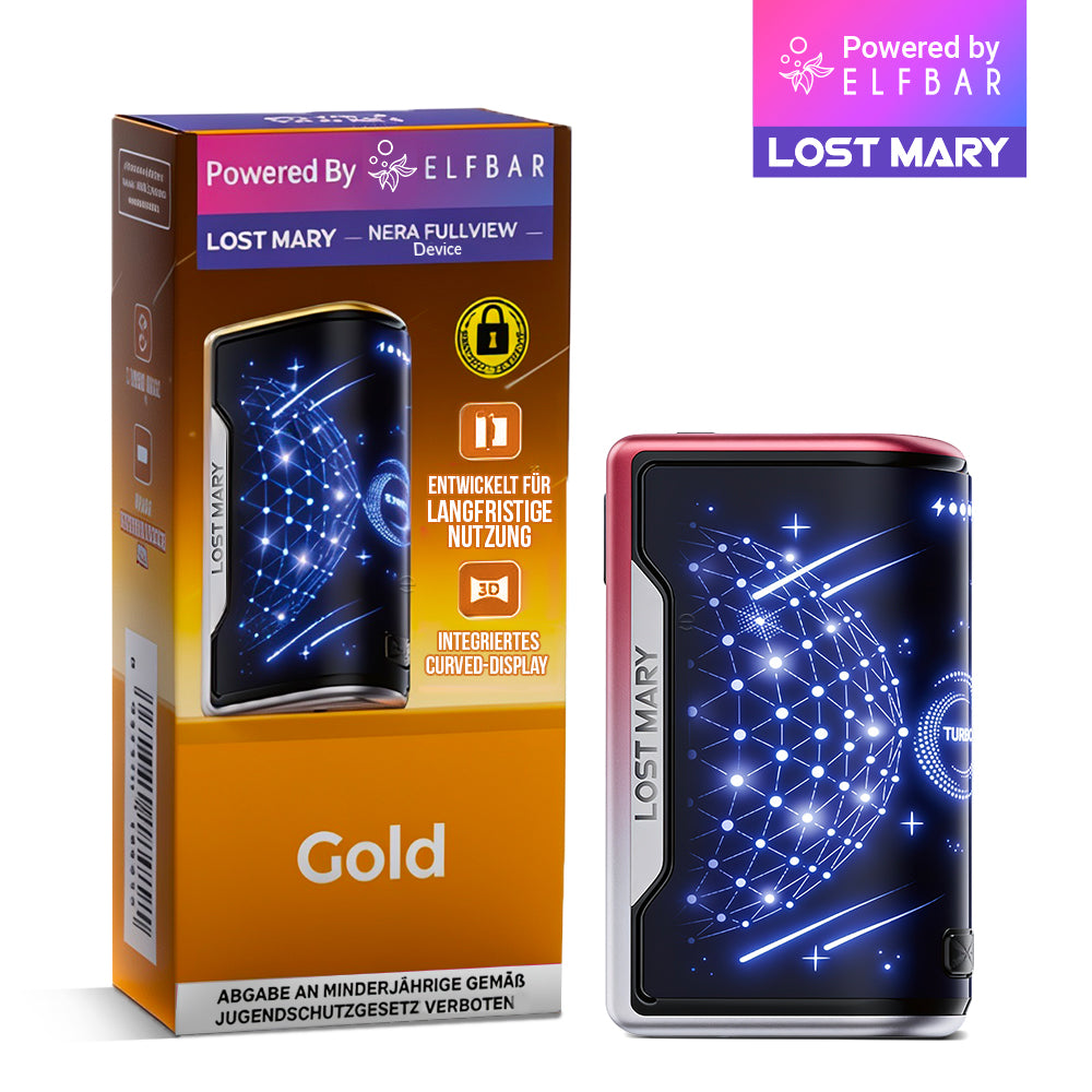 Lost Mary Nera Max Fullview Base gold