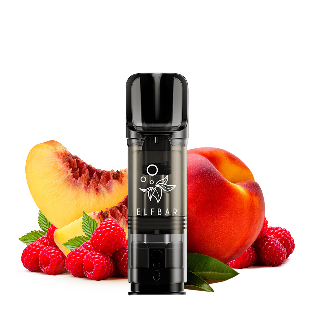2x Elfbar ELFA Pods Raspberry Peach